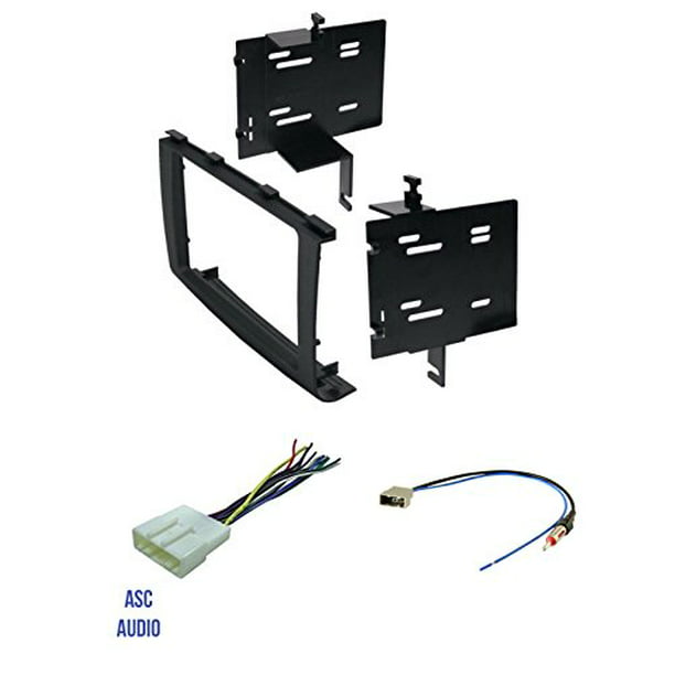 Car Stereo Mount 95-7425 Double Din Radio Install Dash Kit & Wires for Rogue 